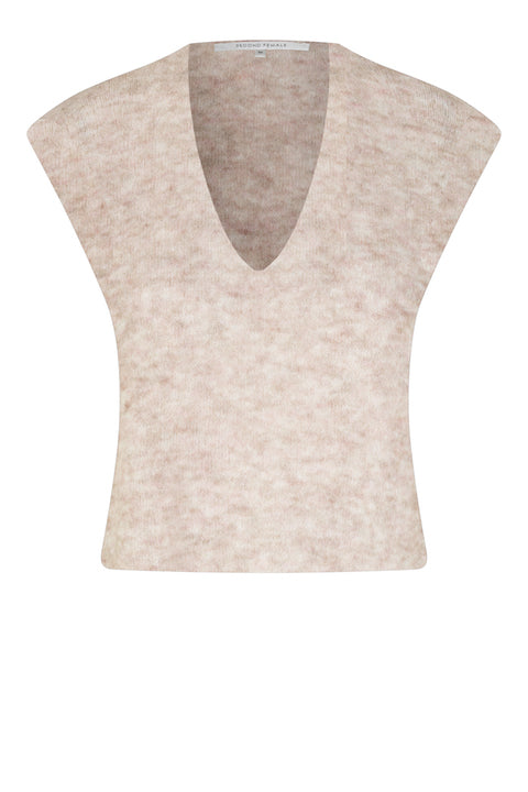 Camryn knit vest | Brazilian sand