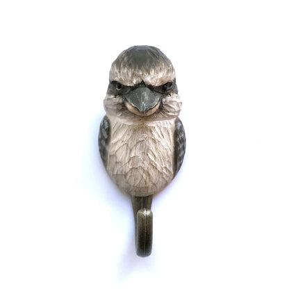 Hand Carved Kookaburra Hook