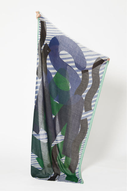 Samba scarf - green