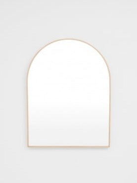 Simplicity Arch Oak Look Mirror